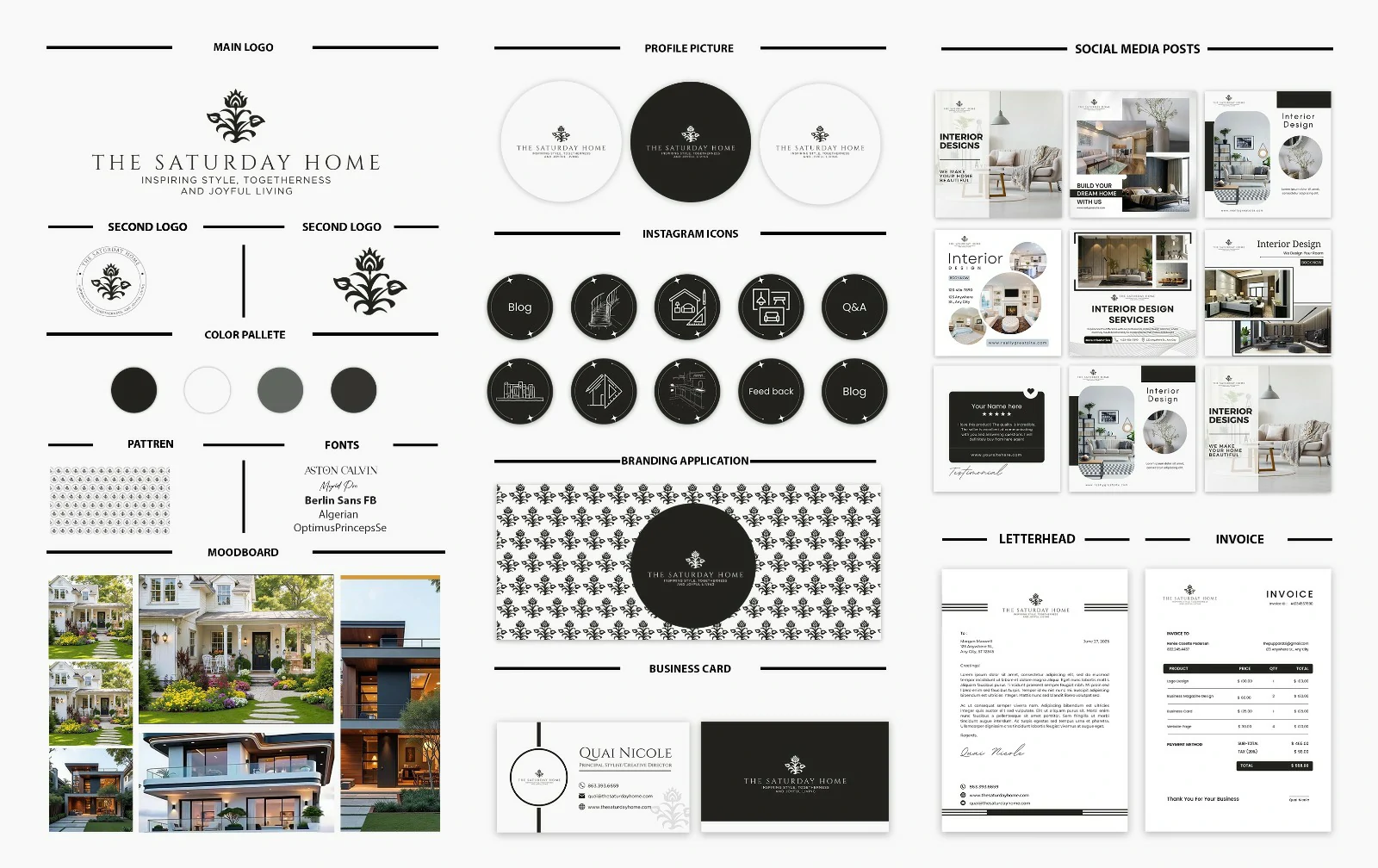 Stationery Design portfolio project stationery 02